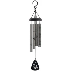 NEW Carson Signature 21" Charcoal "Beautiful Soul" 64882 Memories Wind Chime - Picture 1 of 1