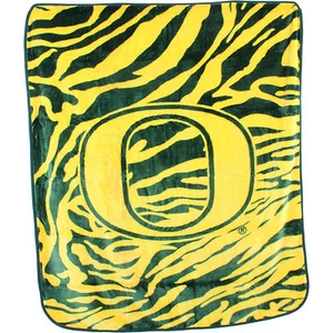 Oregon Ducks Super Soft Raschel Throw Blanket, 50 x 60 inch - Picture 1 of 6