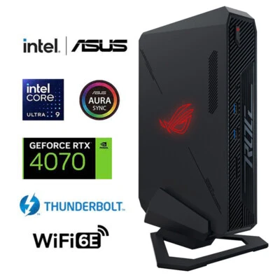 Asus ROG NUC Gaming PC Desktop Computer Intel Ultra 9 185H 32GB+1TB RTX4070 - Image 1 of 4