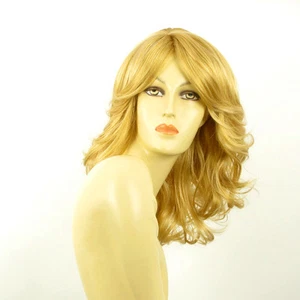 mid length wig for women light blond golden ref: ELISE lg26 PERUK - Imagen 1 de 8
