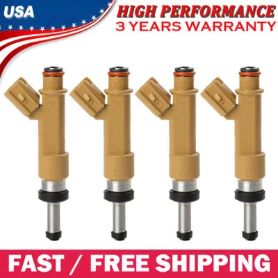 4PCS 23250-0T020 Fuel Injectors For 2009 2010 2011-2013 Toyota Matrix 1.8L - Image 1 of 4