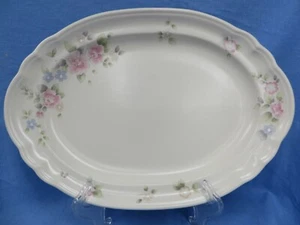  Pfaltzgraff Tea Rose 14 1/2 inch Oval Platter - Picture 1 of 6