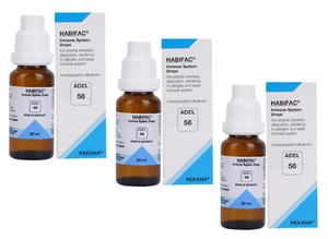 Adel 56 Drops HABIFAC Adel Pekana Germany Homeopathic Drops - 20 ml Free Ship - Picture 1 of 5