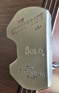 SOLO The Enterprise Solid Titanium Billet Putter RH 35" Long | Great Condition - Picture 1 of 8