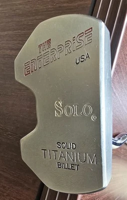 SOLO The Enterprise Solid Titanium Billet Putter RH 35" Long | Great Condition - Image 1 of 4