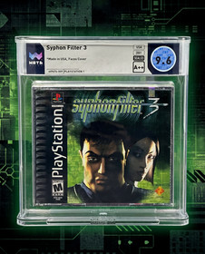 Syphon Filter 3 &bull; WATA 9.6 A++ &bull; PlayStation 1 &bull; Not VGA/CGC