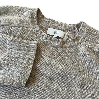 Jack Spade Bleecker Street Speckled Wool Blend Crew Neck Sweater Mens L Brown - Image 1 of 4