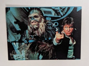1977 Topps Yamakatsu Star Wars Japanese Han Solo Chewbacca WINNER Trading Card - Picture 1 of 6