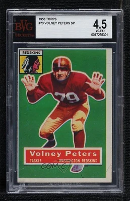 1956 Topps Volney Peters #73 BVG 4.5 - Image 1 of 2