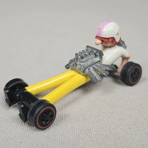 1971 Hot Wheels Redline Farbs HOT RODNEY Yellow Hong Kong Original Car - Picture 1 of 9