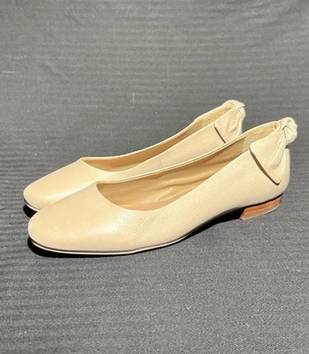 Bernardo Eloise Leather Ballet Flats Cream Women’s Size 6 US NEW - Image 1 of 4