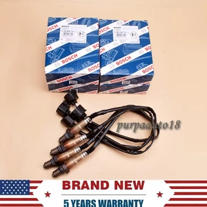 4PCS Bosch Oxygen O2 Sensor for 2001-2018 Jeep Wrangler All V6 3.6L 3.8L L6 4.0L - Picture 1 of 6
