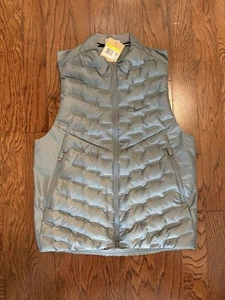 Nike Down Therma-FIT ADV Repel Running Vest Gray Men's Sz Small FB7542-084 $190 - Picture 1 of 6