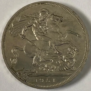 Great Britain George VI 1951 Crown UNC - Picture 1 of 2