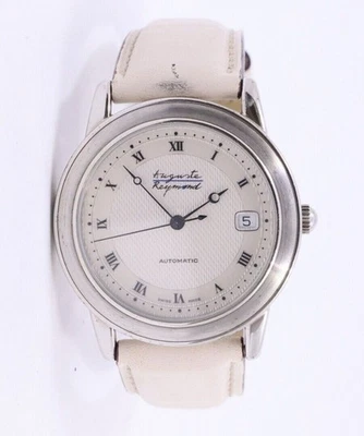 Reloj Pulsera Auguste Reymond Automático Esfera Plateada 25 Joyas Hecho en Suiza para Hombre Foto 1 de 4