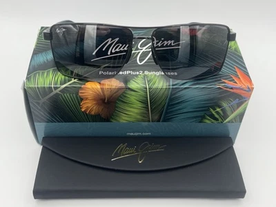Maui Jim Piha DSB621-02 - Gunmetal brilhante com preto/espelho duplo prata a preto - Imagem 1 de 4