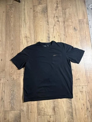 Greg Norman 男式黑色短袖 T 恤大号高尔夫球 — 第 1/4 张图片