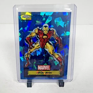 2024 Topps Cromo Marvel Zafiro Edición Iron Man #13 Zafiro Azul - Imagen 1 de 4