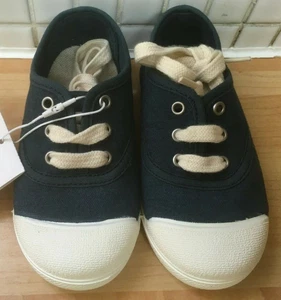 Zapatillas deportivas Zara bebé con cordones algodón talla 6,5/23 nuevas con etiquetas 26,94 £ azul marino/blanco - Imagen 1 de 6