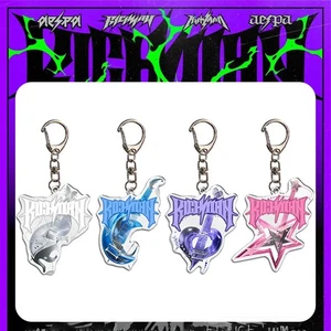 Kpop AESPA Rich Man Guitar Style Acrylic Keychain Accessory Keyring Cute - Picture 1 of 10
