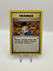 Brock 98/132 Gym Heroes Pokemon Karte Rare 2000 Vintage englisch - Bild 1 von 2