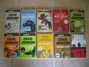 10 Craig Johnson SHERIFF WALT LONGMIRE series mystery T PB books lot Netflix - Picture 1 of 10