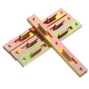 4 Pcs Bed Rail Fasteners Frame Hardware Connector Attachment Brackets - Picture 1 of 12