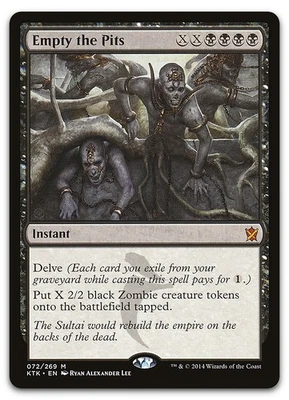 Empty the Pits #72 (LP) Khans of Tarkir KTK Magic MTG - Image 1 of 2