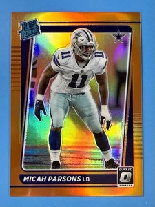 Micah Parsons 2021 Optic Rated Rookie #245 Orange Prizm #’d 126/199 RC - Bild 1 von 2