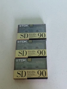 TDK SA90 Blank Cassette Tapes 90min High Bias Type II - Picture 1 of 6