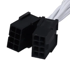 PCIE 5.0 Extension Cable 12 4P To 4 X 8Pin Bend Extension Cable For 3090Ti 4 NEW - Afbeelding 1 van 12