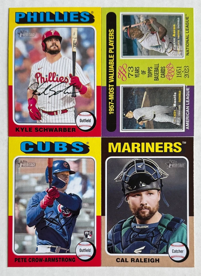2024 Topps Heritage - BASE 1-250 SP You Pick / Choose Complete Your Set - Image 1 of 1