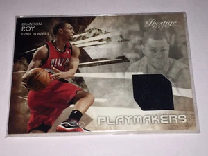 2009 Prestige Playmakers #13 Brandon Roy Game Used Jersey Swatch Patch /250 - Bild 1 von 2