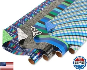 American Greetings Wende-Geschenkpapier für Abschlussfeier, Geburtstage und Al - Bild 1 von 5