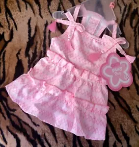 Pet Dress Dog or Cat Spring Pink w/ Tassels med new w tag! - Picture 1 of 4