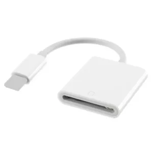 For iPad iPhone 7 8 X Xs 11 12 13 14 Pro Max SD Card Adapter Camera Reader New - Picture 1 of 6