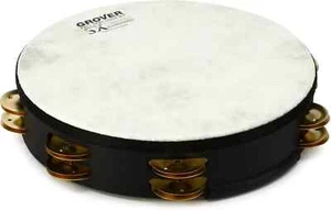 Grover Pro Percussion SX-BR SX Series 10-inch Double-row Tambourine - Black - Picture 1 of 3