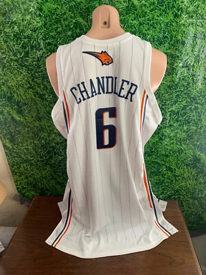 2009-10 Charlotte Bobcats Basketball #6 Tyson Chandler Game Worn Jersey 54+4 - Image 1 of 4