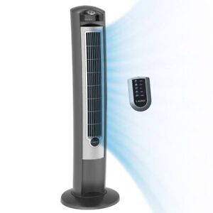 2559 42 in. Electronic Oscillating 3-Speed Tower Fan with Remote Control and Fre