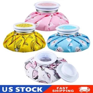 4Pack Reusable Ice Pack Cold and Hot Use Hot Water Bag for Injuries 5.5 Inches - Picture 1 of 7