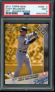 2017 Topps Now #OSB-2 Cody Bellinger PSA 9 Off-Season Bonus Gold RC 60620802 - Picture 1 of 2
