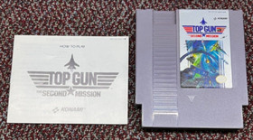 Top Gun Second Mission con folleto NES