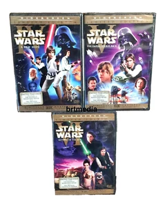 STAR WARS ORIGINAL Theatrical Trilogy DVD A New Hope Empire Jedi SEALED - Picture 1 of 1