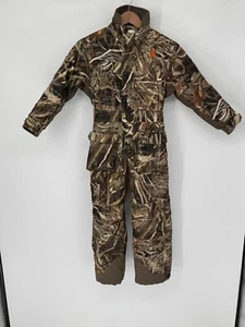 Game Winner Youth Coveralls Sz S Realtree Hardwood Camo Insulated Hunting Y8 - Picture 1 of 4