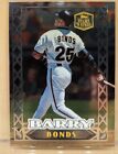 1999 Topps Stars 'n Steel #14 Barry Bonds RARE UNIQUE REAL HEAVY METAL CARD!