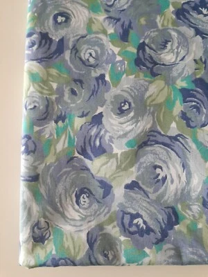 Liberty 2 Yards Tana Lawn Vintage Cotton Fabric Blue Teal Green Floral - Изображение 1 из 3