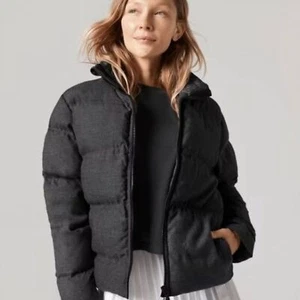 Allbirds Women’s Charcoal Grey Merino Wool Puffer Jacket Coat XL NWT - Picture 1 of 11