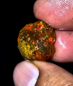 very rare Natural Ethiopian Opal Rough, Raw Opal, welo fire opal, 1557 - Picture 1 of 7