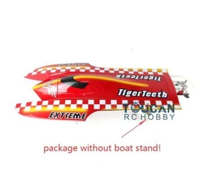 E22 Fiber Glass Cateramaran Electric Racing PNP RC Boat Red W/ Motor Servo ESC - Picture 1 of 4