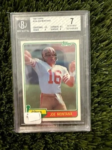 1981 TOPPS JOE MOTANA #216 BGS 7 - Picture 1 of 2